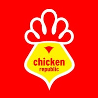 chicken republic logo on a red background