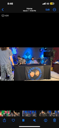 a picture of a group of people on a stage