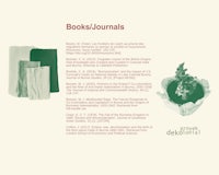 the cover of books and journals