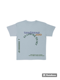 a t - shirt with the words tangpine 100 in the middle of it