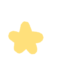 a yellow star on a black background