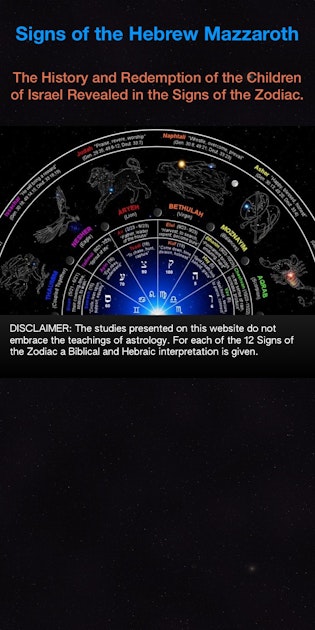 Signs of the Hebrew Mazzaroth