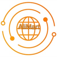 an orange globe with a circle around it on a white background