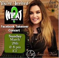 a flyer for a facebook takeover concert