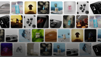a black and white photo of a variety of different items