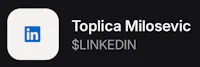 a logo with the words topica miljevic $ linkedin