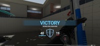 a screenshot of a game with the word victory on it