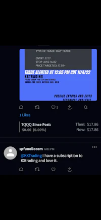 a screenshot of a twitter account with a message on it