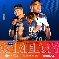 the chicago bears gameday poster