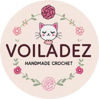 the logo for voladez handmade crochet