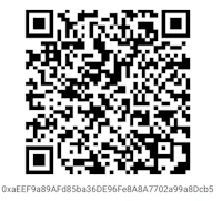 a qr code is shown on a white background