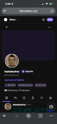 a screenshot of a twitter app on a phone