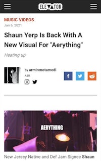 shaun yer is back with a new visual for everything