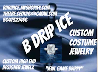 b drop ice custom costume jewelry