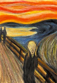 the scream by edvard munch