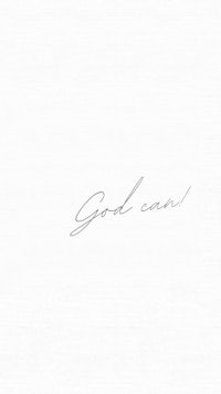 a white background with the word god can written on it
