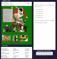 a screen shot of a website with a picture of a santa claus