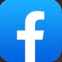 the facebook logo on a blue square