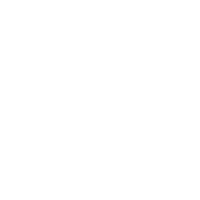 a white square button on a black background