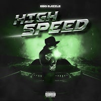 the cover of the album high speed, featuring a man in front of a car