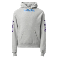 a grey hoodie with the word pytyu on it