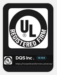 the logo for ul registered firm dos inc