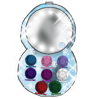 an image of a bag with a snow globe on it