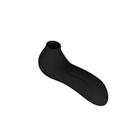 an image of a black shoe on a white background