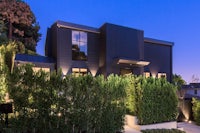 a modern home in hollywood, california