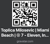 topica milosevic miami beach 7 - eleven, in qr code