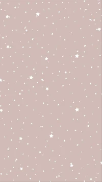 a pink background with white stars on it
