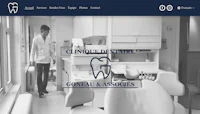 a website design for a dental clinic