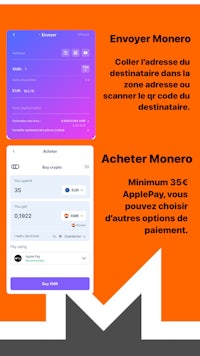 a screenshot of the monero app