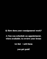 how does your consignment work?