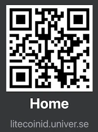 a qr code with the words home on it