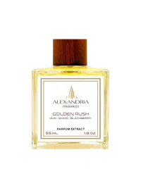a bottle of alexandra's golden brush eau de toilette
