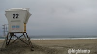 a lifeguard tower on a beach