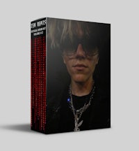 a box with a picture of a man in sunglasses