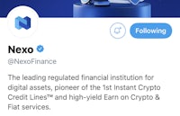 nexo is the leading financial institution for crypto assets
