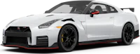 a white nissan gt - r sports car