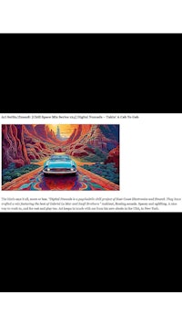 an image of a car in the desert