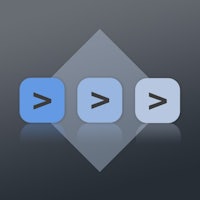 a set of blue and blue icons on a gray background