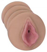 a sex toy with a large open mouth