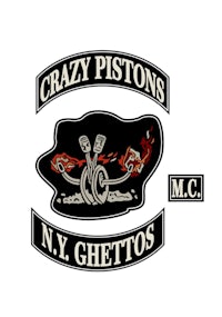 crazy pistons ny ghettos logo