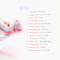 a poster with the words may on it