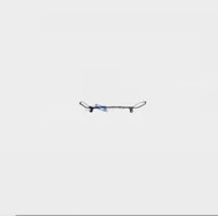 a black and white image of a skateboard on a white background