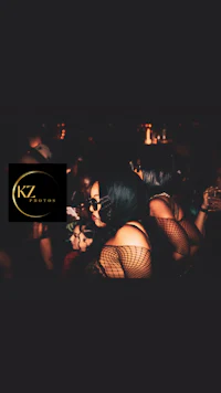 a group of people at a nightclub