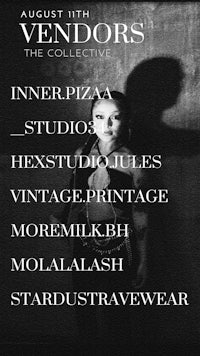 a poster for the vendors collective