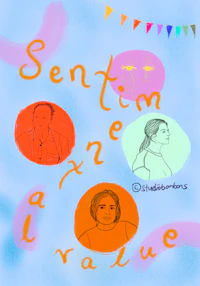 a poster with the words sentimien la valeur