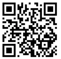 a black and white qr code on a white background